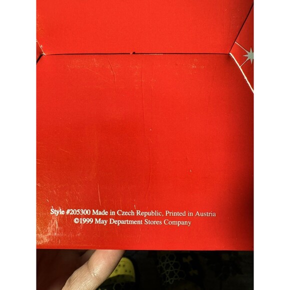 Royal Limited Crystal Clear Christmas Tree Covered Dish 24% Leaded 1999 RARE - Picture 12 of 12